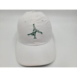 Women Imperial Ponytail Country Club Golf Course Logo Adjustable Hat Cap White